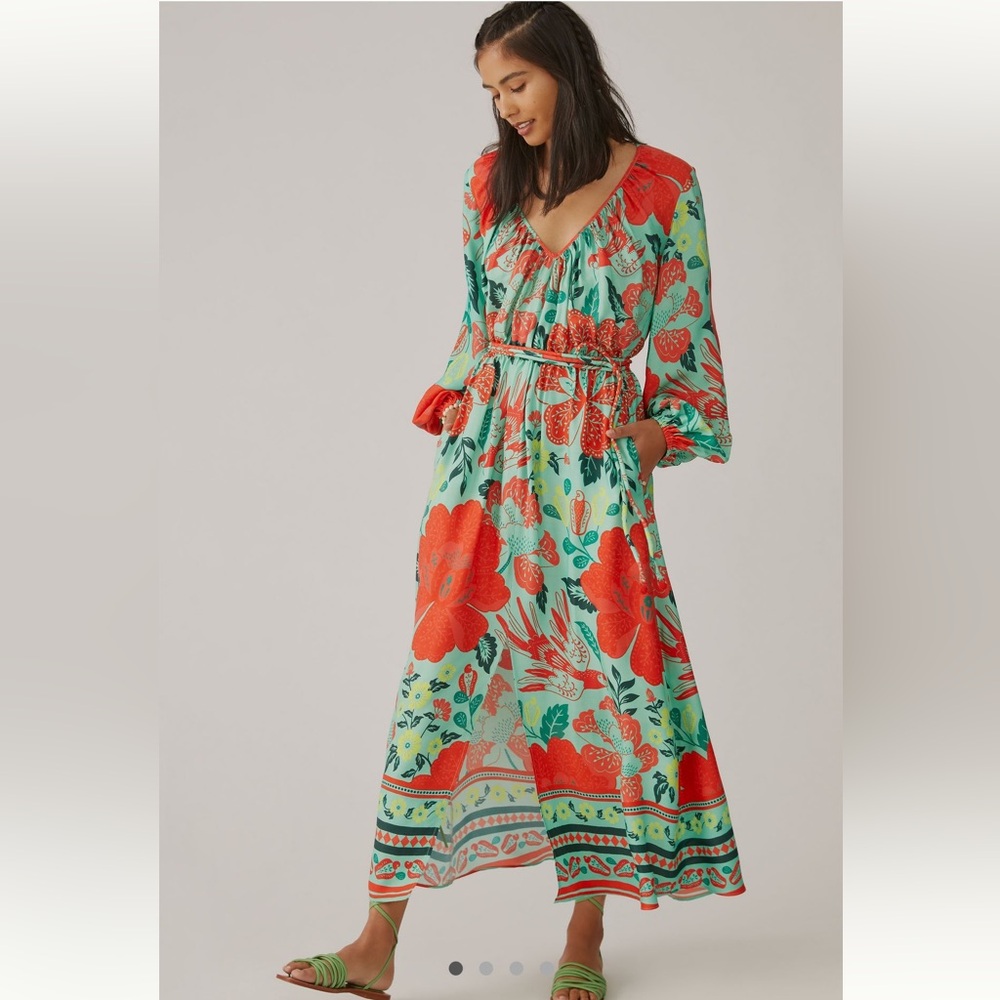Farm Rio maxi dress XS EUC